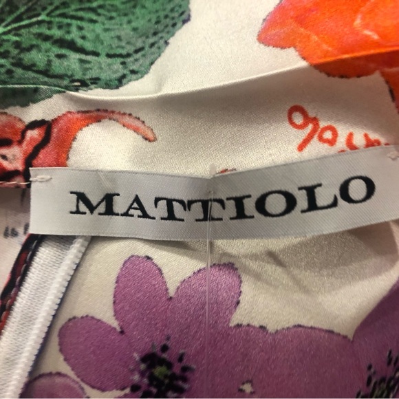 Gai Mattiolo open back Silk dress size 8, Small - Picture 5 of 8